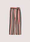 Vertical Stripe Culottes, Pink, large