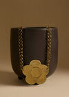 Flower Chain Waist Belt, Gold, large