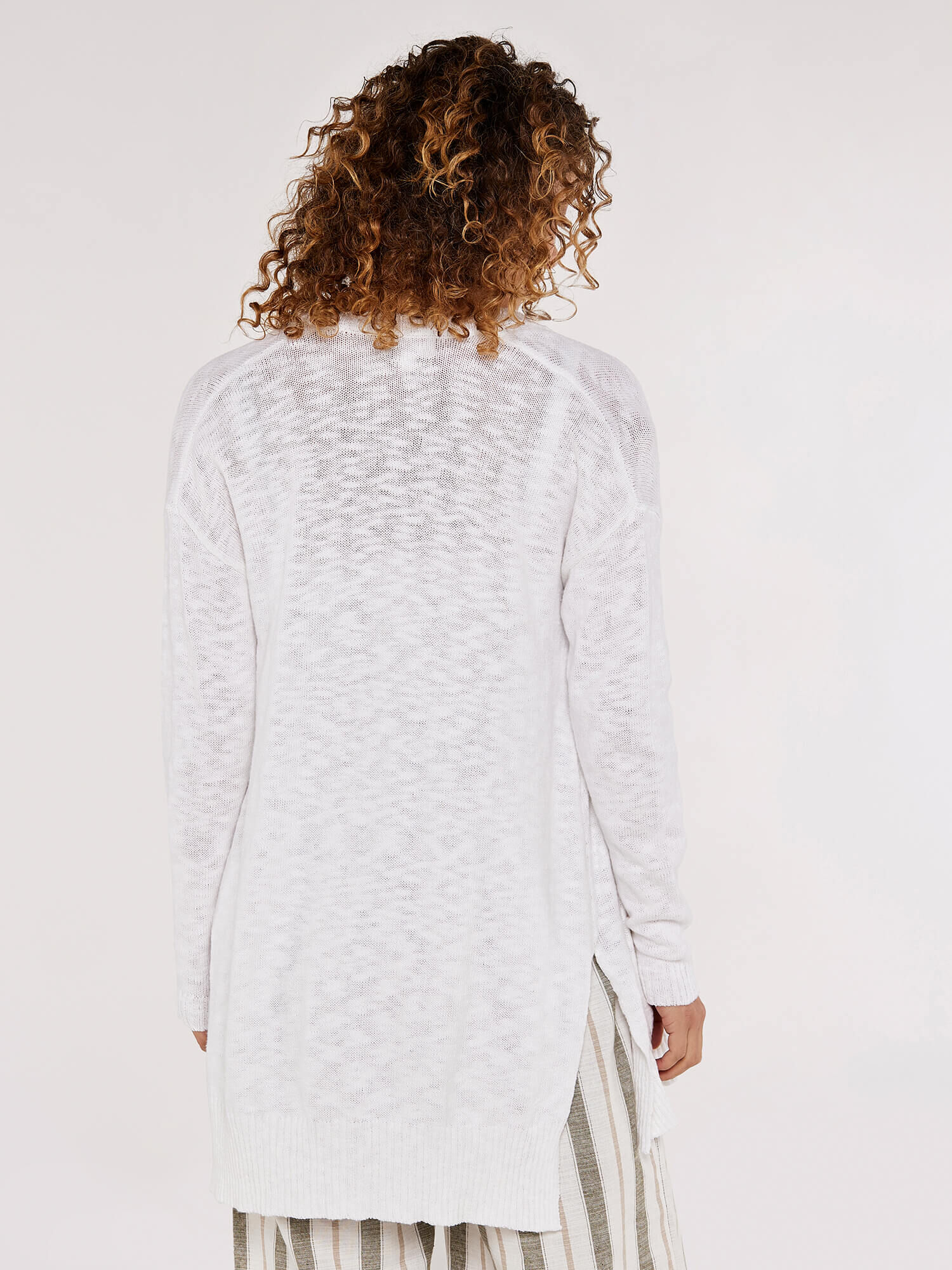 Slub cardigan outlet