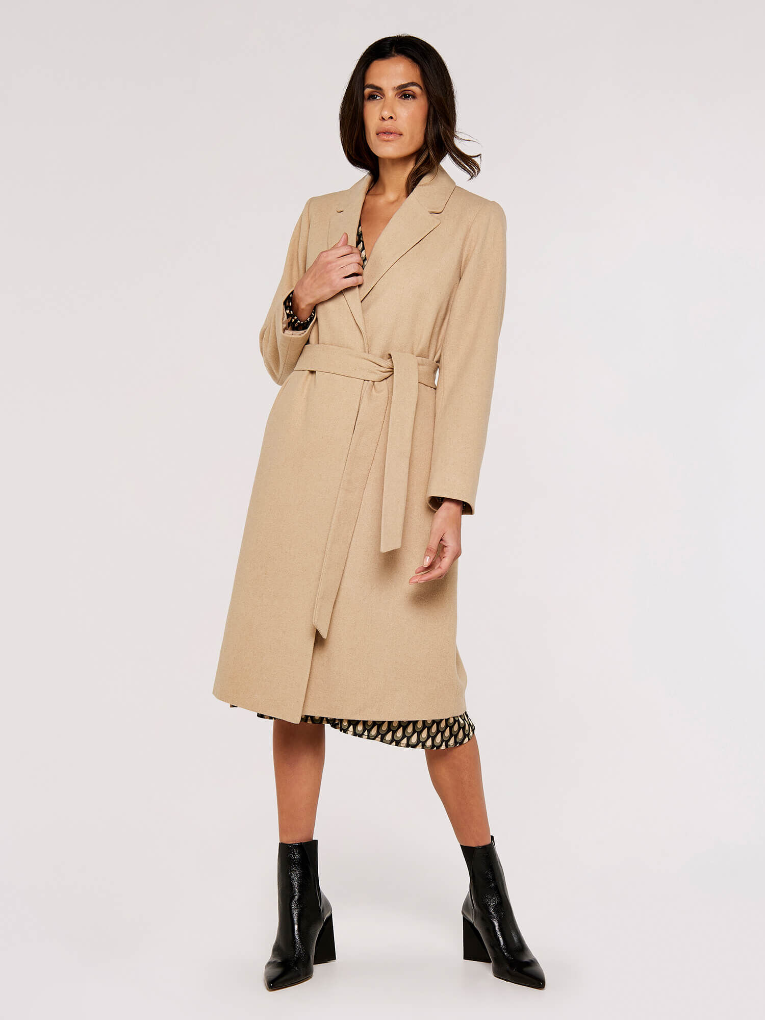 Herringbone hotsell long coat
