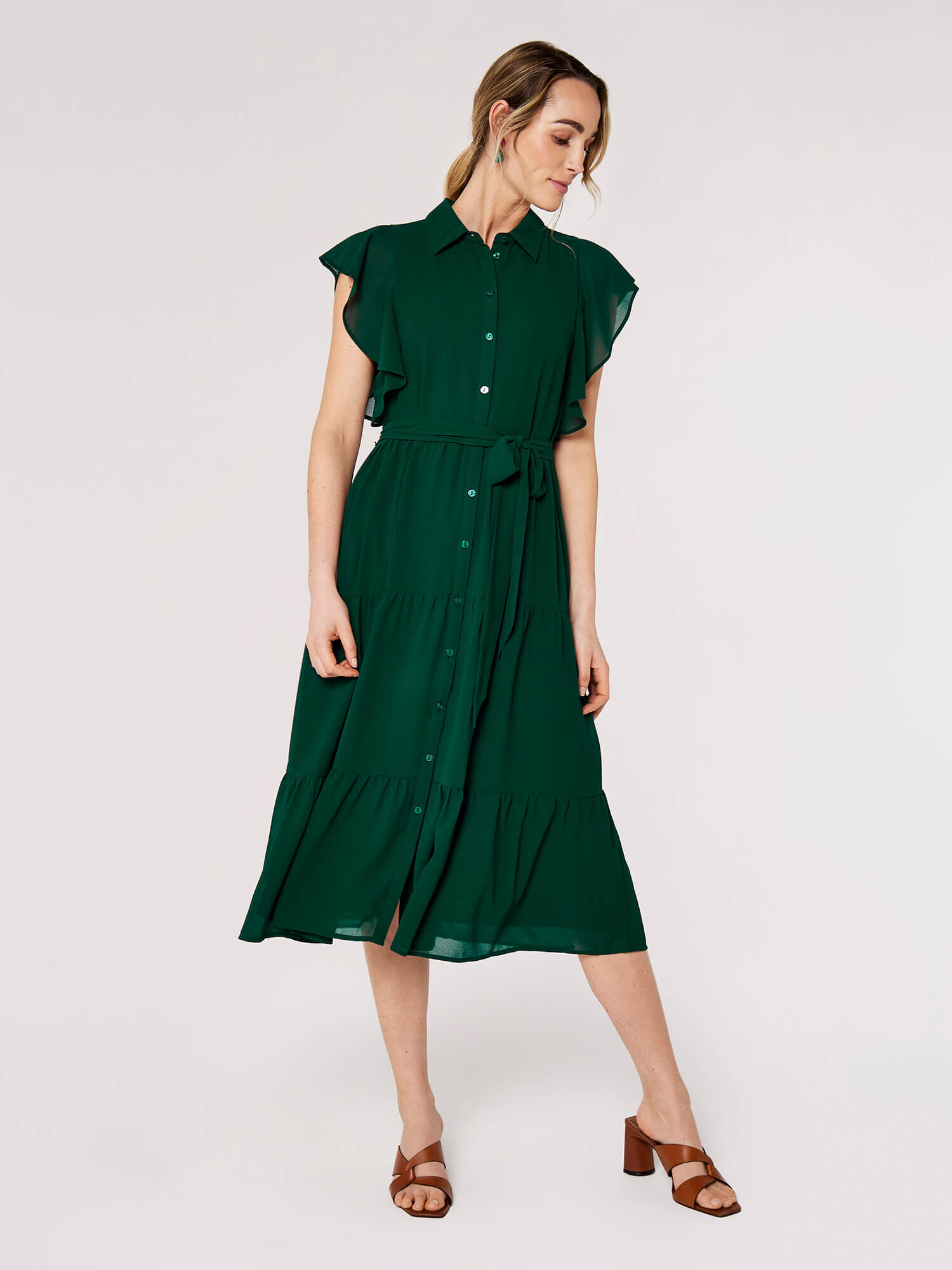 Ruffle shirt sales dress zara