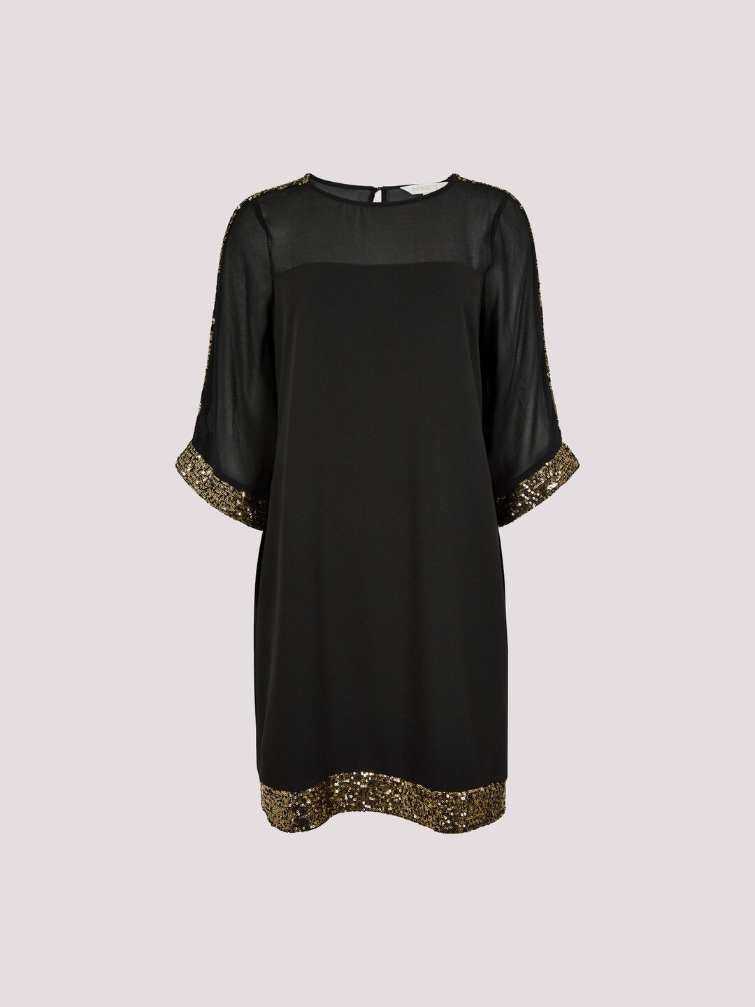 apricot black sequin dress Apricot Animal Lurex Jacquard Dress – Broderick's Clothing Co