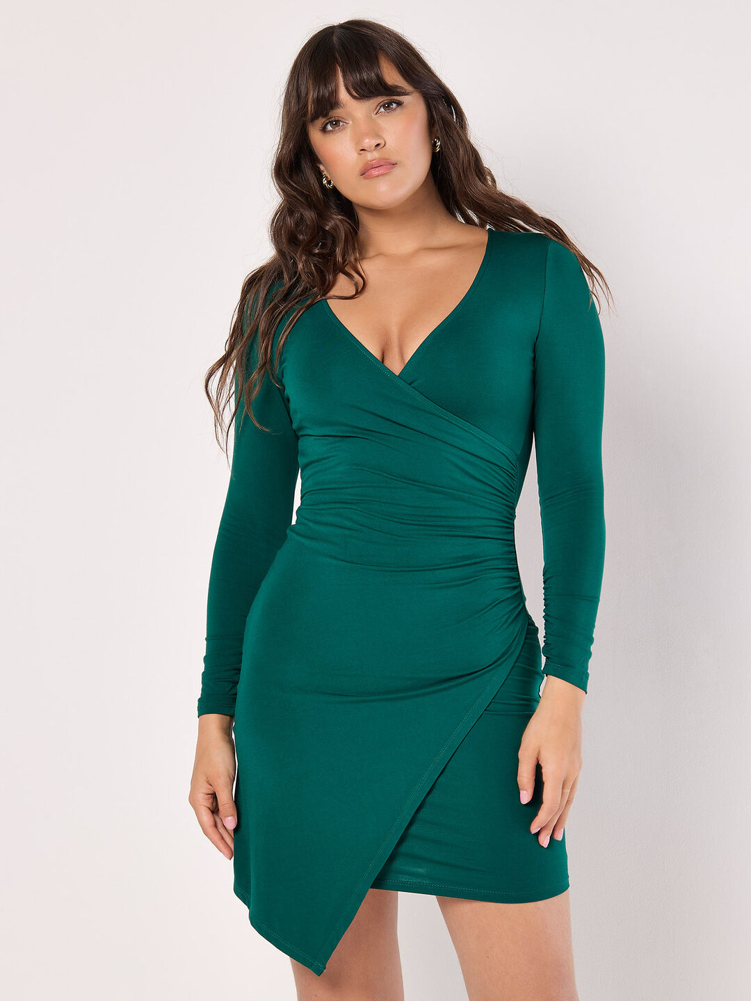 Wrap Bodycon Mini Dress