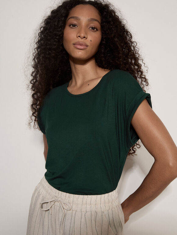 Jersey T-Shirt, Green, large