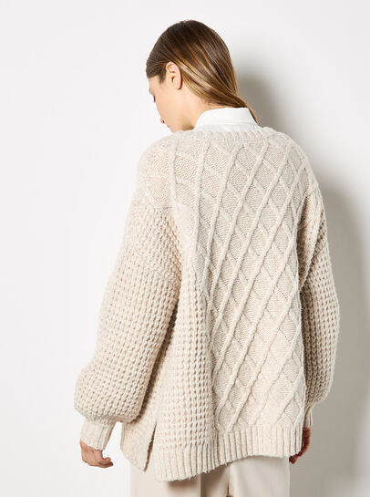 Cable Knit Oversized Chunky Jumper