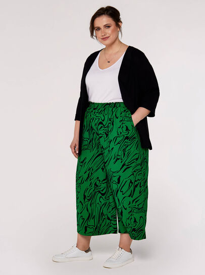 Curve Waves Waist Culottes