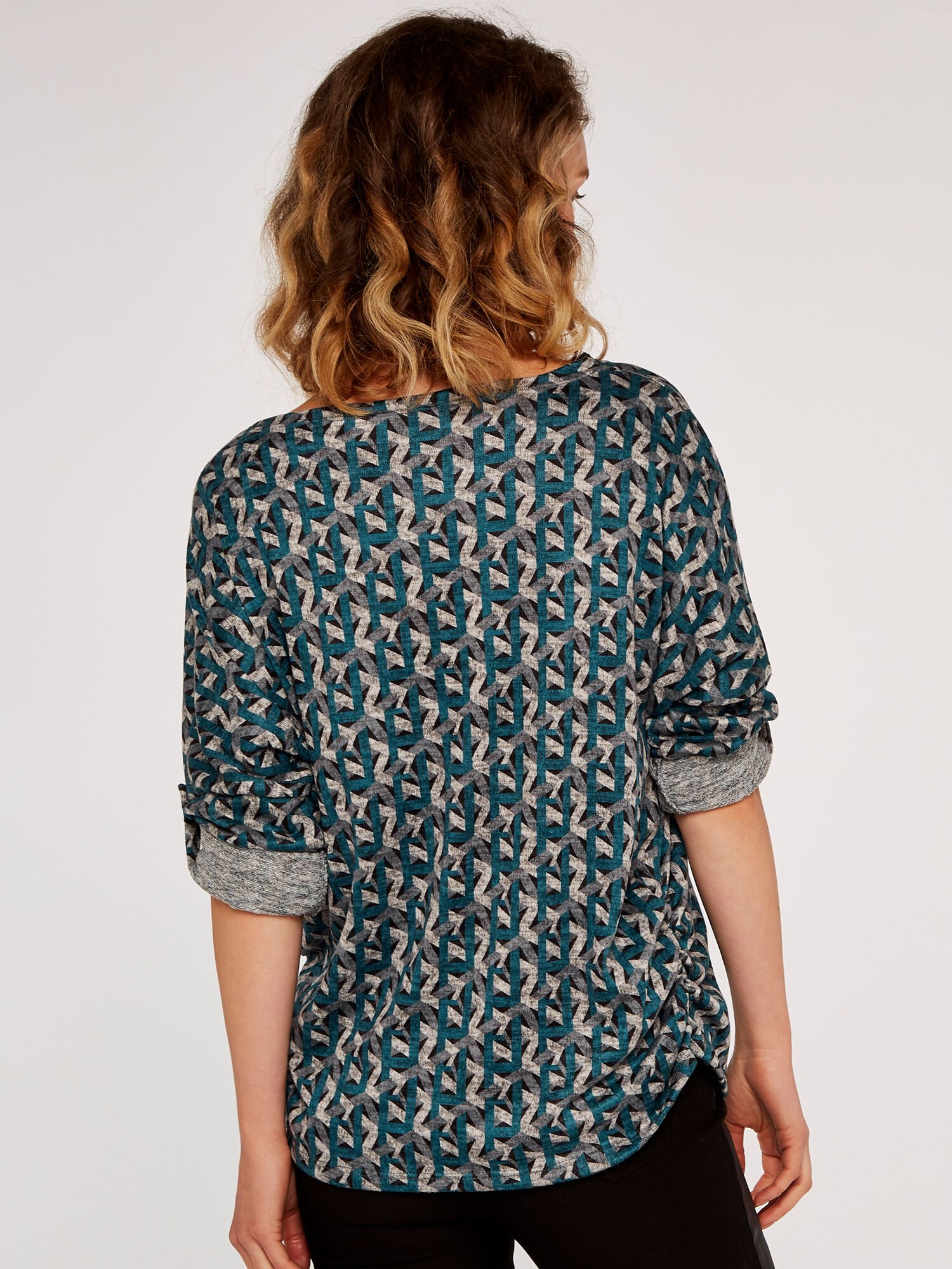 Retro Batwing Top Apricot Clothing