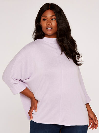 Curve Soft Marl Neck Top
