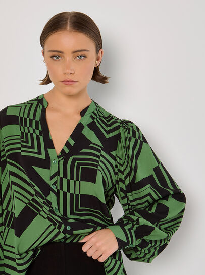 Geo Squares Shirt