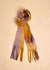 Pastel Colour Block Soft Scarf, Yellow, large