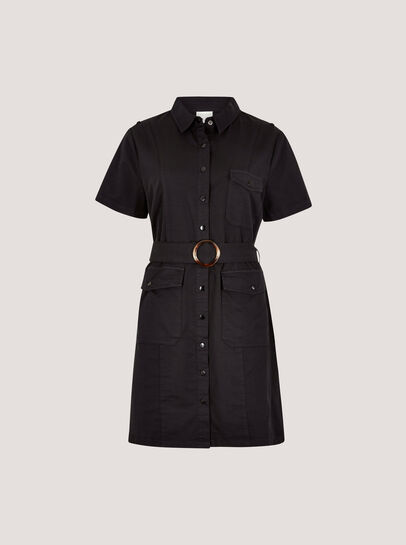 Utility Cargo Mini Dress