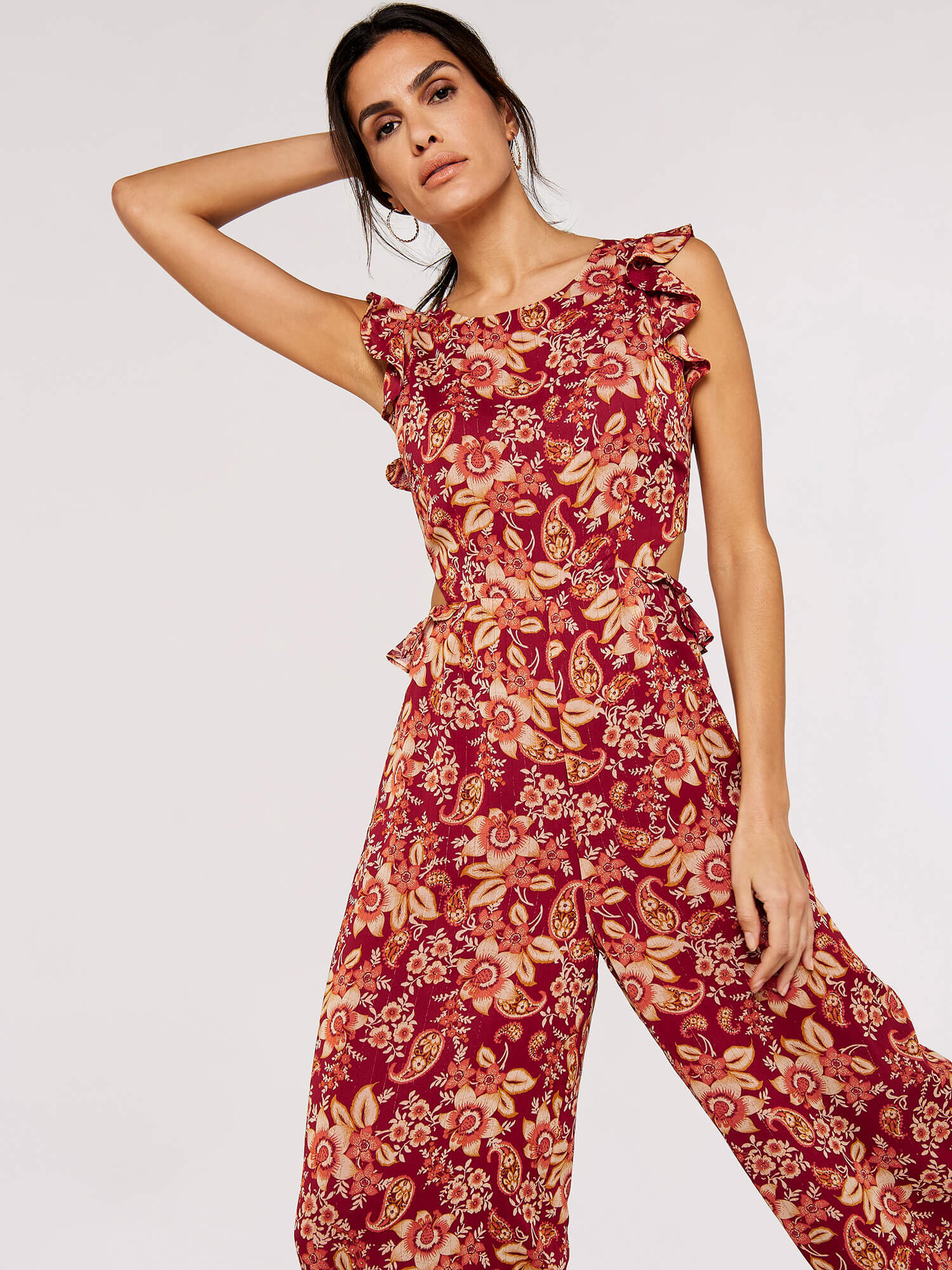 Paisley Lurex Jumpsuit