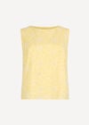 Floral Lace Embroidered Shell Top

, Yellow, large