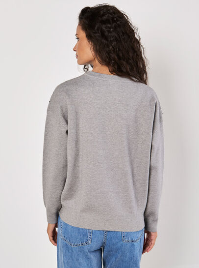 Sequin Embellished Jumper