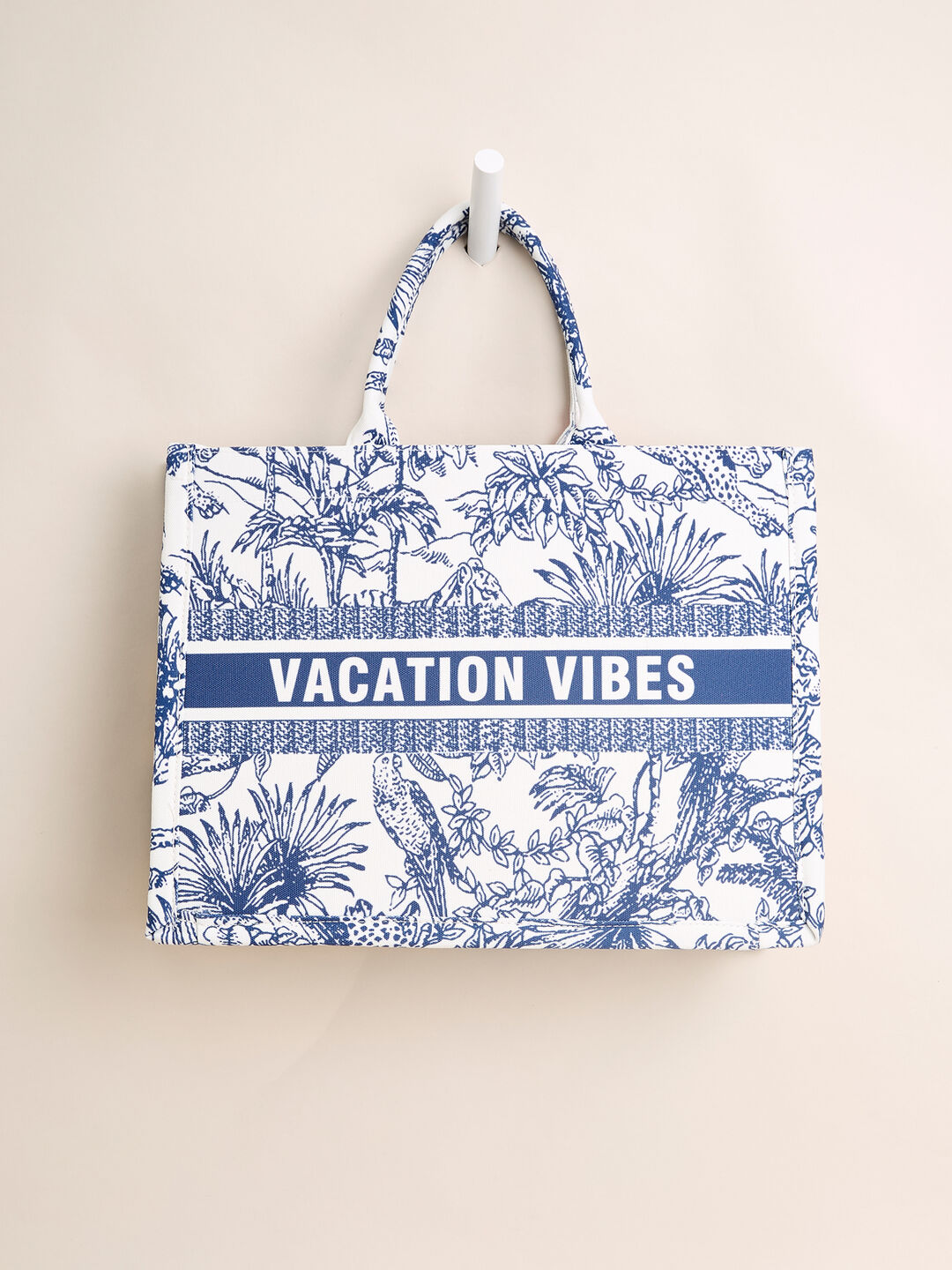 Image of Vacation Vibes Cotton Fabric Bag