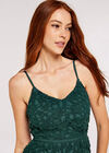 Guipure Lace Midi Dress, Green, large