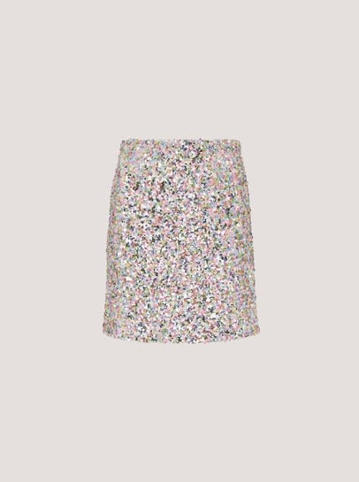 Sequin Pencil Mini Skirt