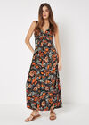 Butterfly Wings Jersey Maxi Dress, Green, large