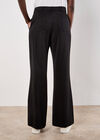 Tailored Flare Trousers, Black, large