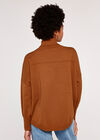 Turtle Neck Jumper, Rust, large