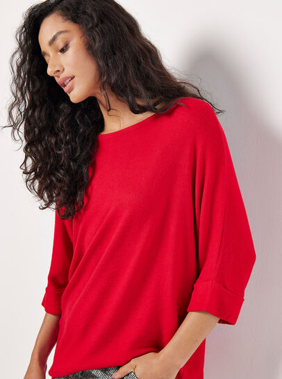 Soft Touch Batwing Top