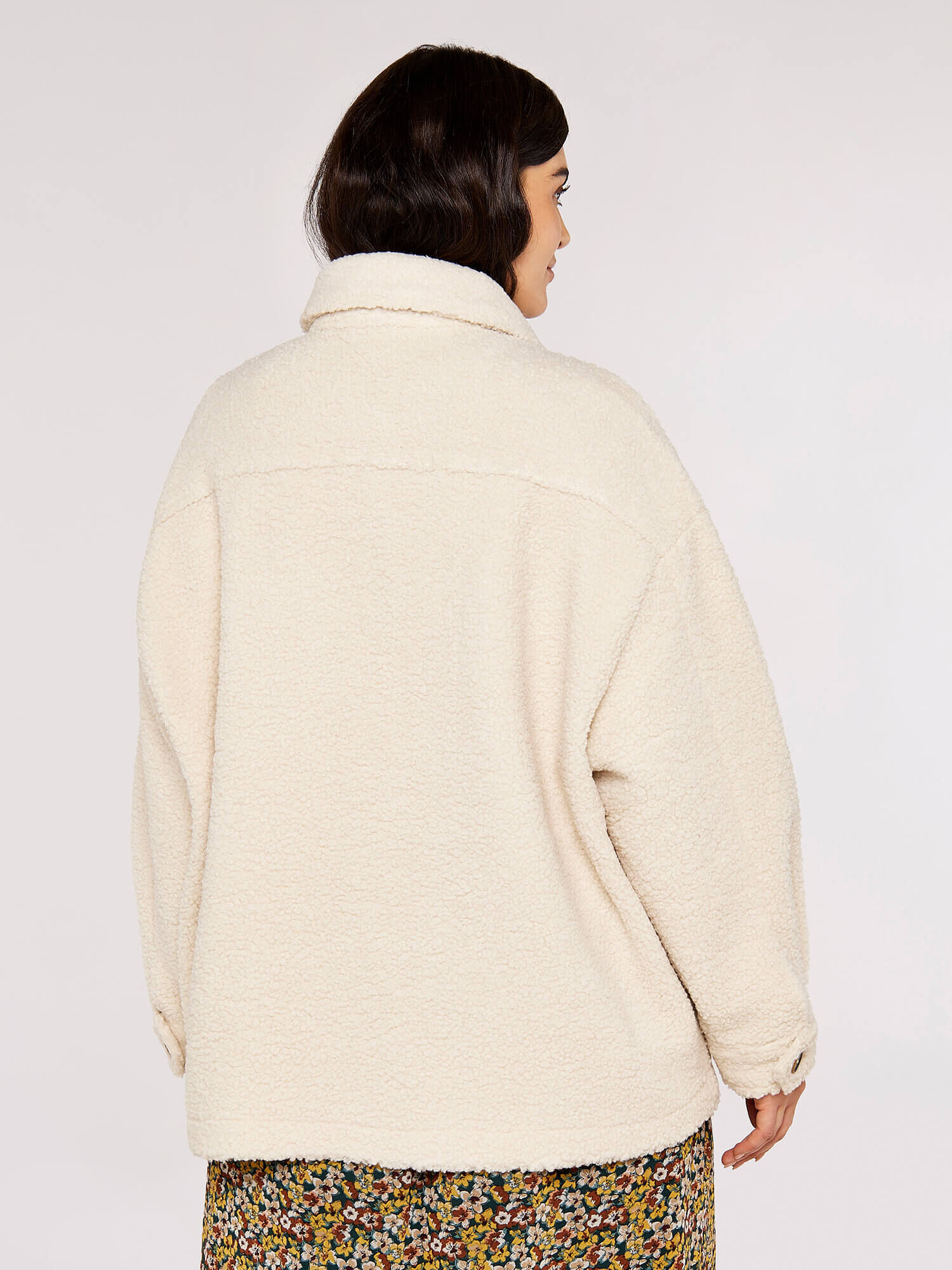 Factorie teddy jacket hotsell