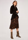 Waterfall Cardigan, Black, large