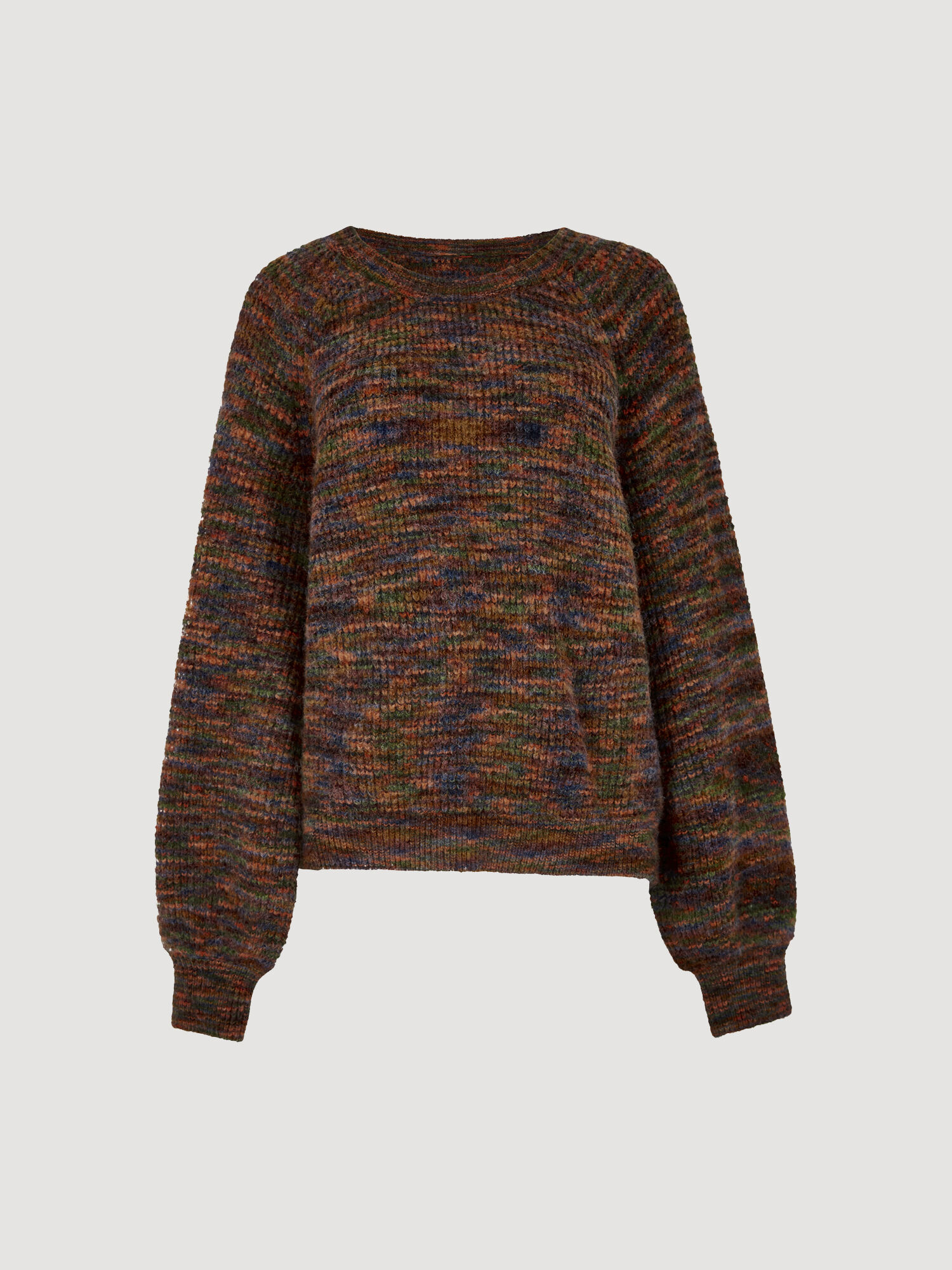 Waffle Knit Space Dye Jumper | Apricot Clothing