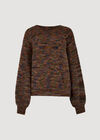 Waffle Knit Space Dye Jumper, Green, large