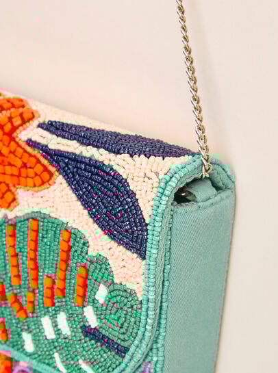Tropical Beaded Bag