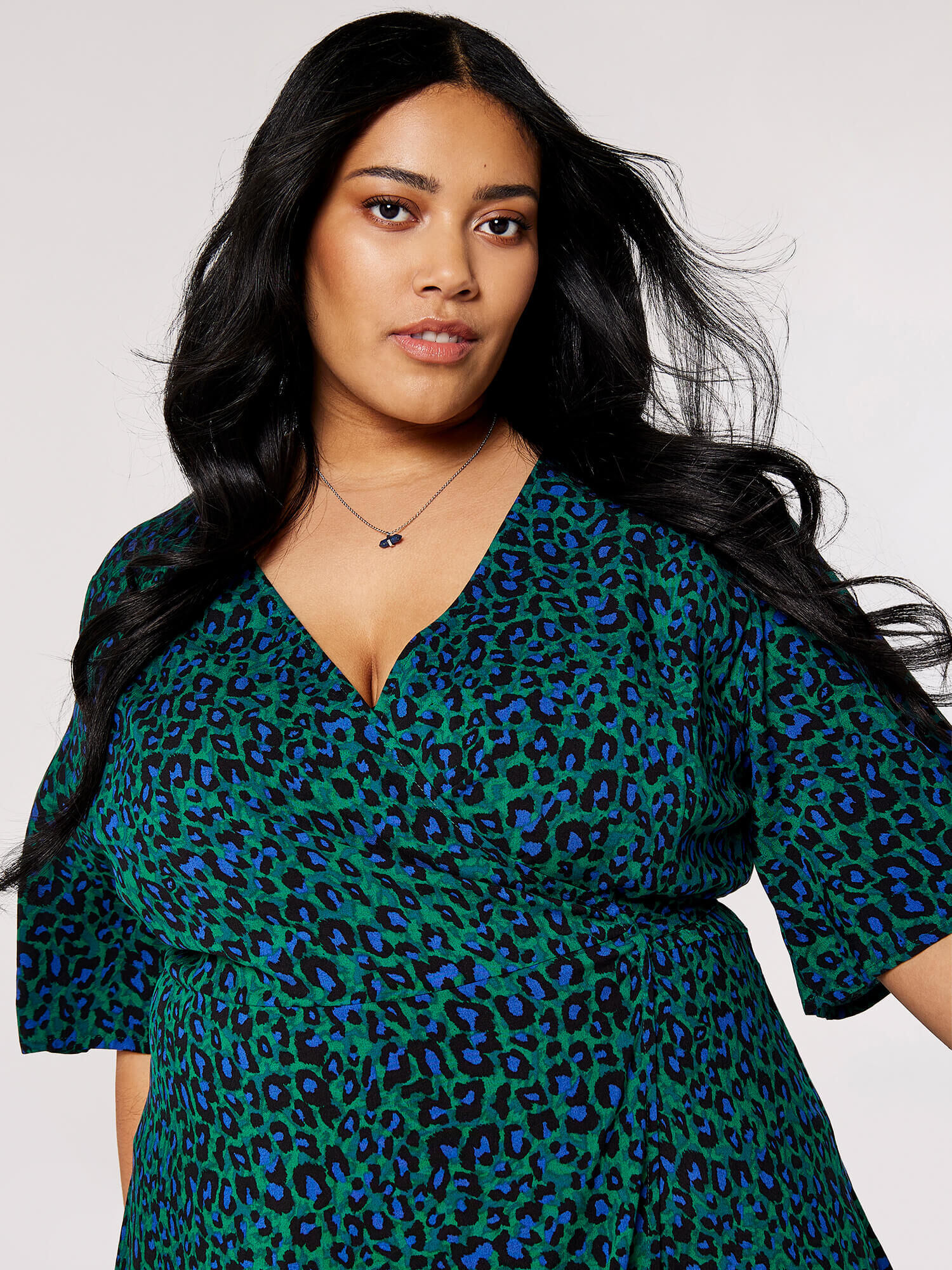 Wrap plus shop size dresses