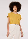 Turn Up Tee, Mustard, large
