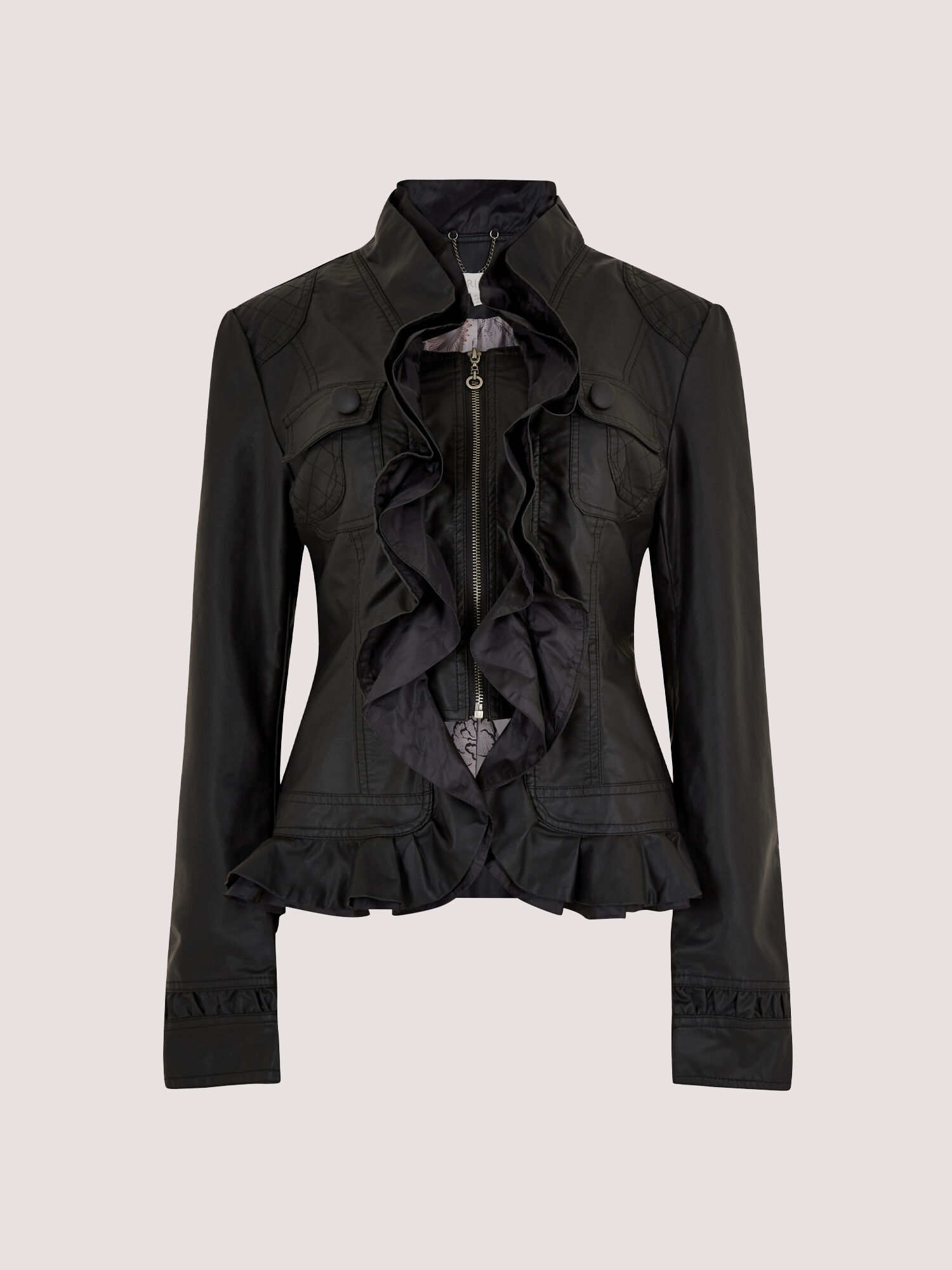 Apricot leather jacket online
