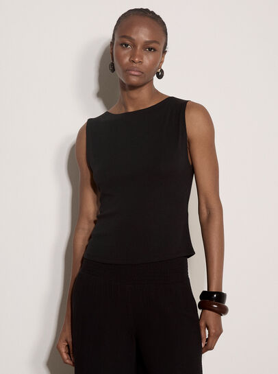 Fine Rib Tank Top