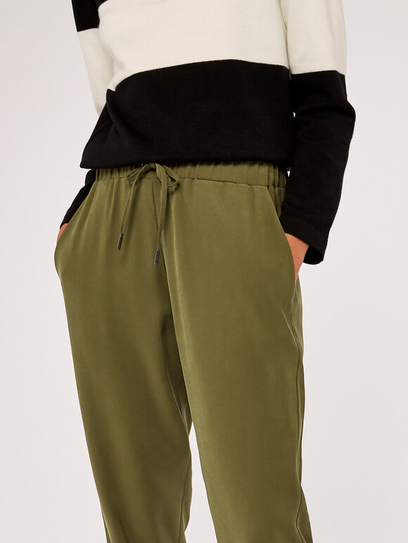 Tencel Joggers, Green, large
