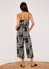Vintage Patchwork Jumpsuit, Black, large