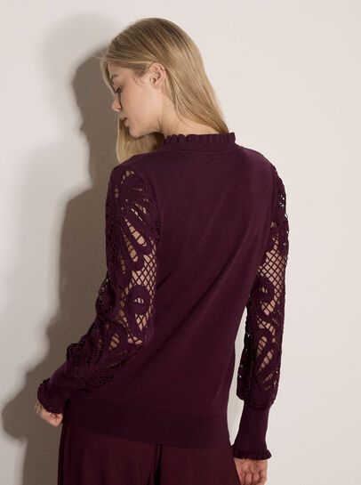 Lace Mesh Jumper