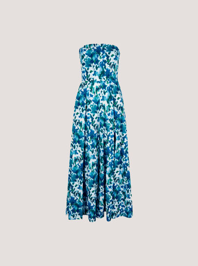 Blurred Ikat Palazzo Jumpsuit