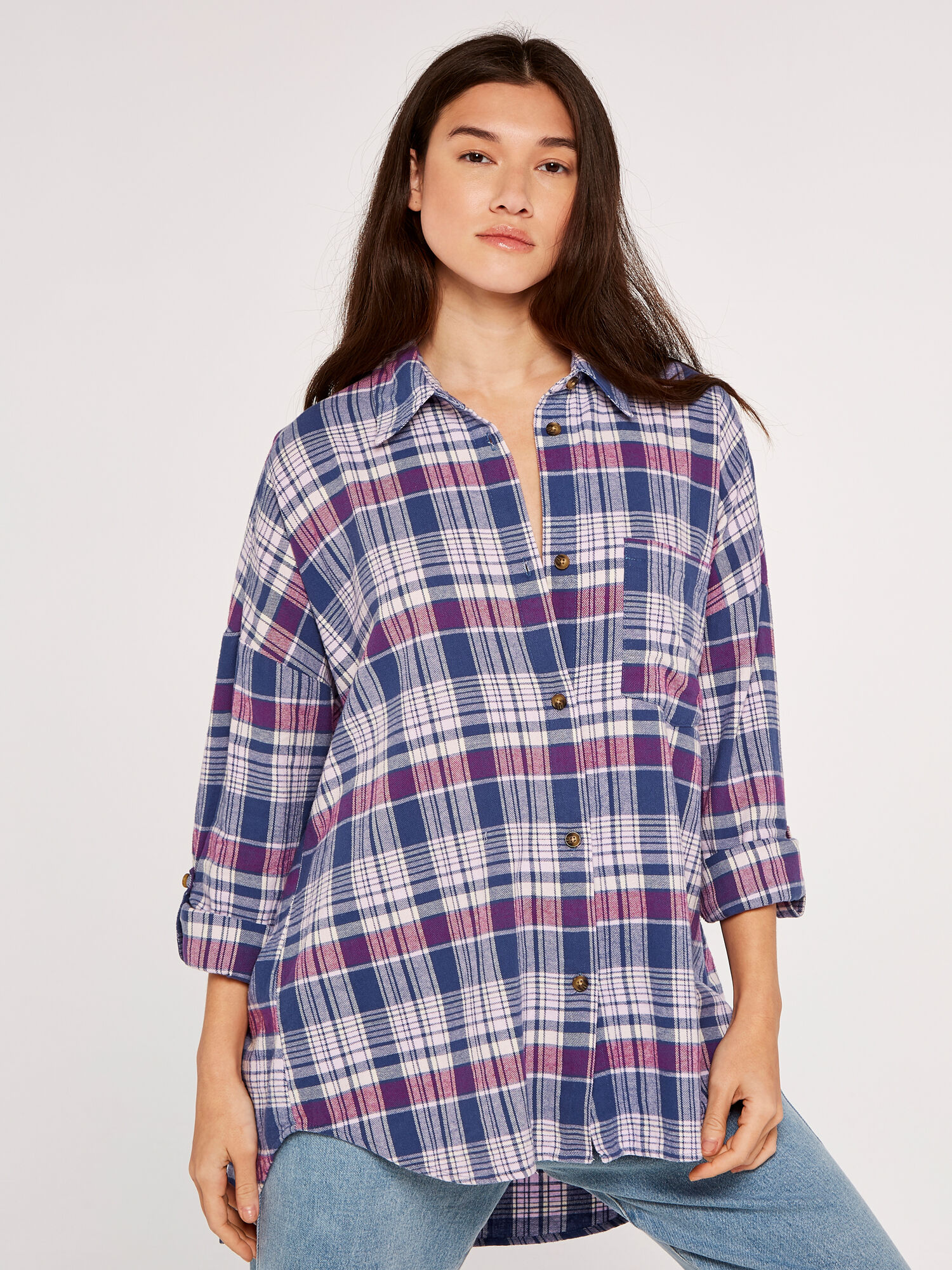 トップス AP STUDIO PROVOKE/Oversized check Shirt AP STUDIO - PROVOKE Oversized Check Shirts 36 AP STUDIOの