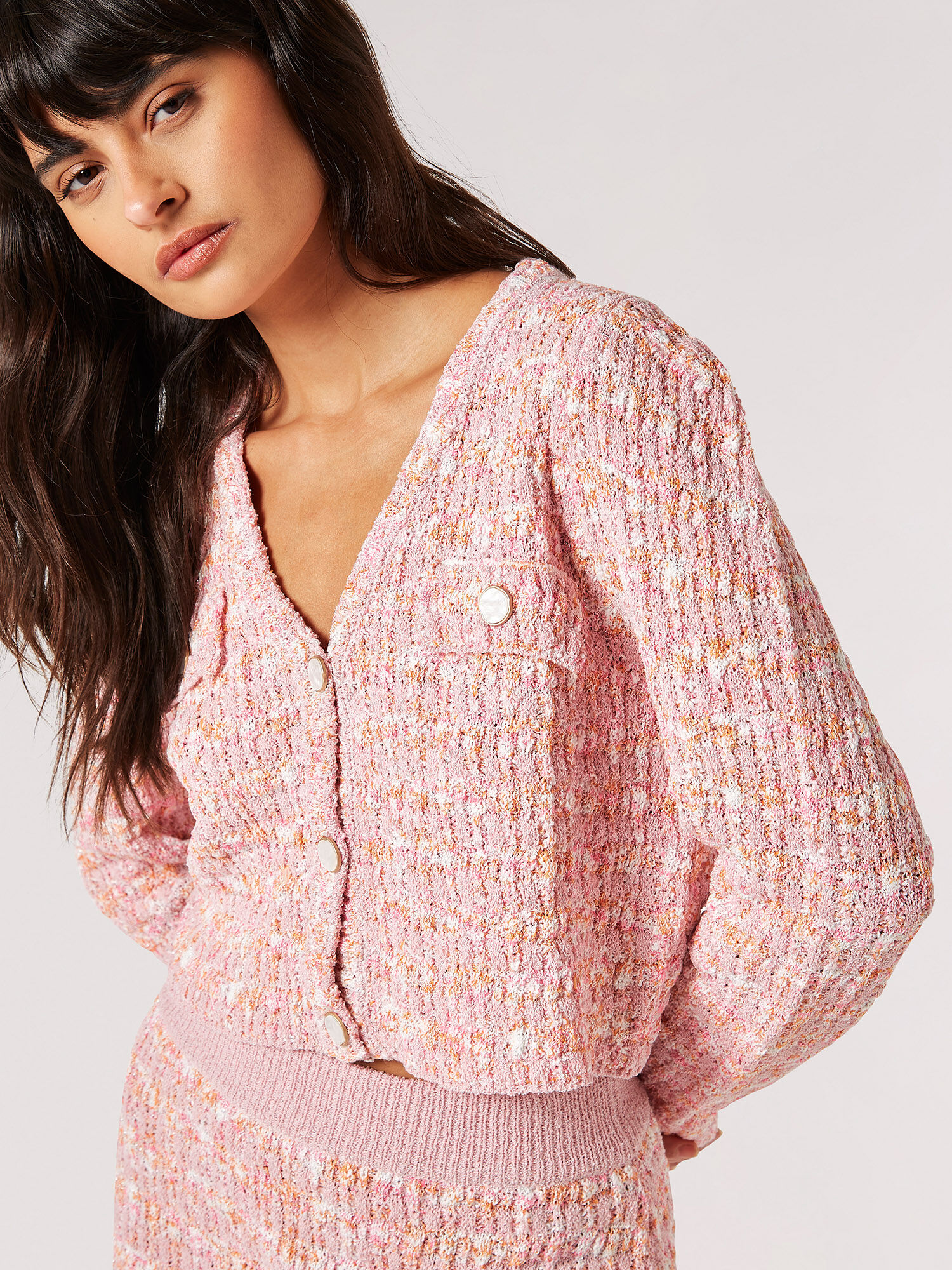 Women's multi colored cardigans top
