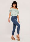 Sienna Mid Rise Skinny Jean, Blue, large