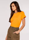 Oversize High-Low Top, Orange, large