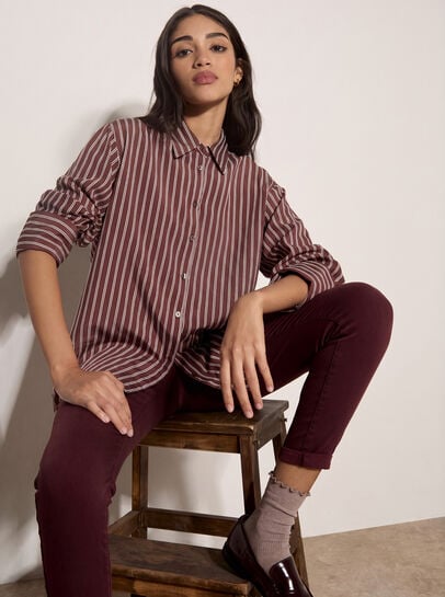 Oversized Stripe Shirt