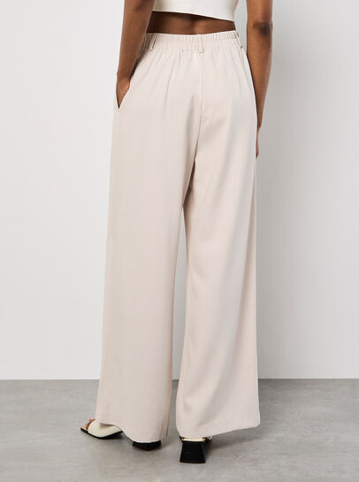 Soft Tailored Wide Leg Trousers