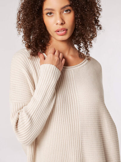 Oversized Ribbed Jumper