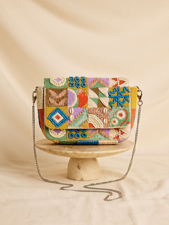 Handwork Embellished Summer Bag, Assorted, large