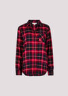 Classic Check Shirt, Red, large