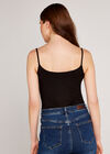 Jersey Cami Top, Black, large