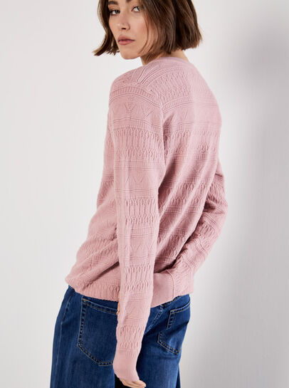 Soft Pointelle Knit Jumper