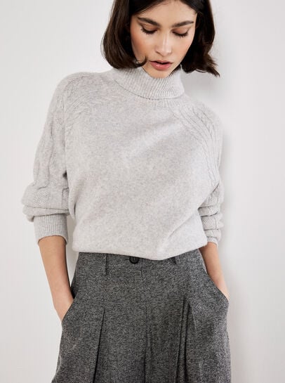 Woven Wide Leg Trousers
